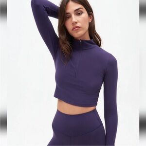 Splits59 legging + half zip set in indigo. Size S.